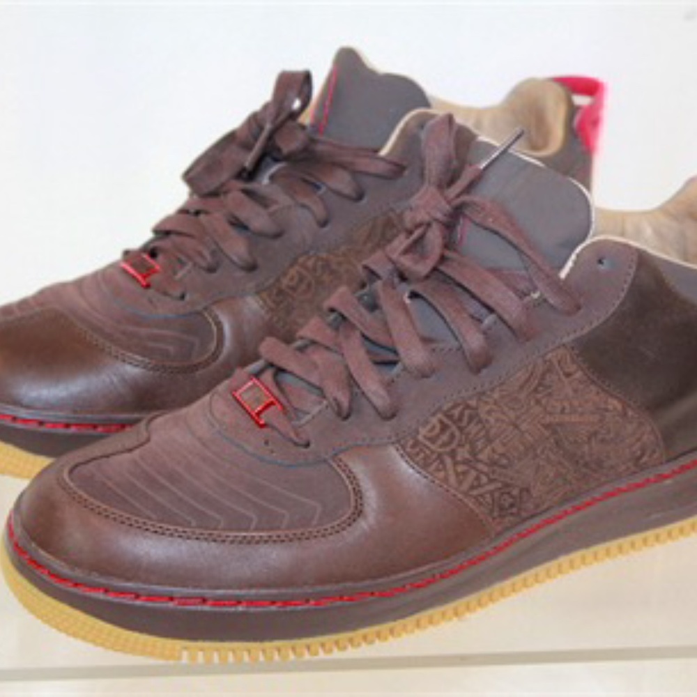 Air Jordan Fusion 20 Low LS Brown Leather Sz 11.5 - Picture 3 of 16